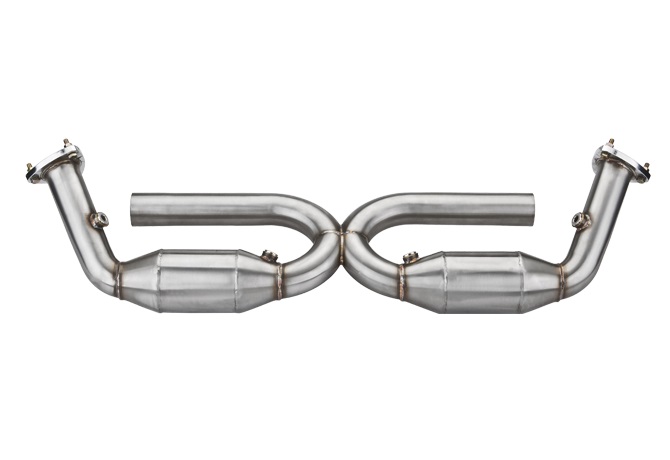 Exhaust catalytic converter bypass X-Pipes DesignTek for Porsche 997