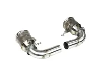 Fabspeed Sport Catalytic Converters With Muffler Adapter Only. Porsche 992 Carrera (2021+) - 992254400G, 992254400J, 992254450G, 992254450J - FS.POR.992.SCGT2C