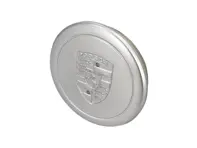 Wheel cap in Silver with Porsche Crest. Porsche 911 70-83 - 91136103200