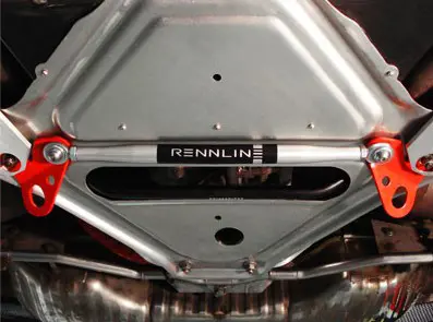 Rennline Rear Subframe Stabilizer with Tie Downs (Front & Rear). Porsche 981 Boxster / 981 Cayman - E36.47.SB97, E3647SB97