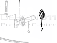 Front bumper base. Porsche 993 1994-98 - 99650577500, 96450577500