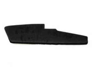 Door pocket bin, Black Leather. Porsche 993 C2 / C4 / Turbo - 993555037015FV, 993555038015FV