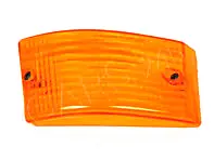 Indicator lens front, Amber. Porsche 924 / 944 / 944S - 477953161, 477953162