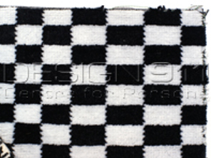 Porsche Classic Fabric PASCHA BLACK-WHITE - P9111330