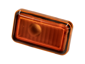 Side repeaters square AMBER. Porsche 924 / 944 / 968 / 993 / 964 / 911 - 4A0949101