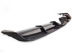 Rear bumper diffuser with mesh grills, carbon fiber. Porsche 981 Cayman GT4 - 981505511, 981505512, 981505811, 981505853801E0 - SF/C/981-505-511/512/811