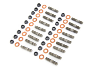 Titanium exhaust head stud kit. Porsche 996TT/ 997TT/ GT3 / GT2 - 90037813100, 90037822709, 99907507400, 90037822701, 99907353501, 99907507400, 99907353501, 99907507400