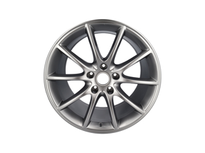 Front 20-inch Cayenne Design alloy wheel, in Brilliant Chrome finish. Porsche 9YA Cayenne - 9Y3601025AB88Z, 9Y3601025BM88Z, 9Y0601025CT88Z, 9Y0601025BD88Z, 9Y0601025F88Z - 9Y0601025CT88Z, 9Y0601025BD88Z, 9Y0601025F88Z
