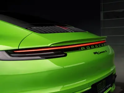TechArt rear spoiler type I. Porsche 992 - 092100800009, 092.100.800.009, 992827233E, 992827233H, 992827952, 992827952G2X, 992827954OK1, 992827954COK1, 992044880, 992044881 - 092.100.800.009