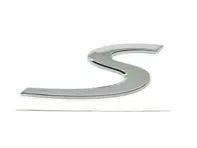 S - Badge for Porsche 981 Boxster / 718 Boxster - 98155924301