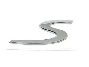 S - Badge for Porsche 981 Boxster / 718 Boxster - 98155924301