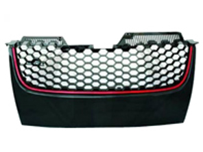 VW Golf MK5 5 V GTI GT Jetta Debadged Badgeless Honeycomb Mesh Front Sport Grill - 0002214840, 2214840