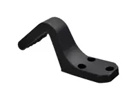 Luggage Compartment Cover Support Bracket, Black. Porsche 976 Panamera 2024>> - 976867777ABLK, 976867778ABLK, 976867777A, 976867778A - PS0014, PS0015