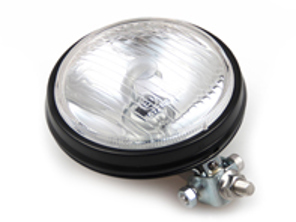 Additional headlamp high beam, Black. Porsche 911 1965-73 - 91163112100, 90163112101, 91163112110 - LTG11.1.100, LTG11.1.101, LTG111100, LTG111101