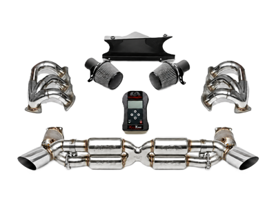 Fabspeed Supersport Performance Exhaust Package RACE Satin Black. Porsche 997.2 Turbo / Turbo S - FSPOR9972TSHDR, FSPOR9972TCOMPAI, FSPOR9972TET, FSPOR9972TCB, FSPOR9972TSSRXG