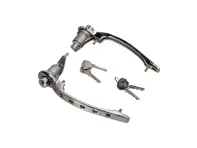 Door handle set, Chrome. Porsche 911 1965-67 - 90153106120 - 1687101110