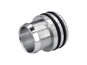 Lower water tube adapter. Porsche 955 Cayenne  4.5L S / 4.5L Turbo 2003-06 - 94810623000 - URO-010073