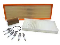 Service maintenance kit for Porsche 996 Turbo 3.6L  Oil, Air Filters,  Spark plugs, + More - 90012310630, 99610722560, 99611013171, 99657221902, 99917019590, 00004400204