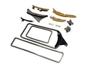 Timing chain kit with tensioners and guide rails. Porsche 9YA Cayenne / 971 Panamera / 95B.2 Macan - PAC109450, 9A710945000, PAC109229A, 9A710921700, PAC109217, PAB109217, 9A710921800, PAB109218A, 9A710950910, PAB109509A, 9A710951400, 9A710951300, 9A710950700, 9A710946900 - TK-PC005