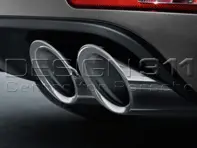 Exhaust Sports Tail Pipes SILVER. Porsche Macan - 95B04420007