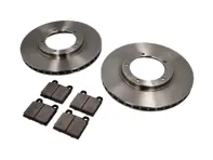 FRONT Brake Pads and Brake Disc Package for Porsche 911 1974-83 - 477405083D, 91135195002, 477405083DBRE, 91135195002ATE, 477405083A, 91135104120, 09578210, 91135195006, 91135195001, 91135195008
