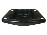 Torsion bar cover without hole, black. Porsche 356 - 113511225, 511201001, 64433315102, 64433715102, 8152250206, 69533315101 - 8152250206