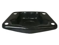 Torsion bar cover without hole, black. Porsche 356 - 113511225, 511201001, 64433315102, 64433715102, 8152250206 - 8152250206