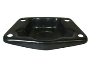Torsion bar cover without hole, black. Porsche 356 - 113511225, 511201001, 64433315102, 64433715102, 8152250206 - 8152250206