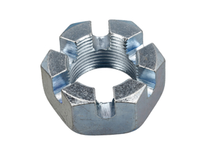 Castle nut M10x1. Porsche 356 - 90007900302, 90007900303