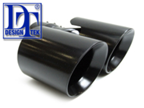 Exhaust Tail Pipes 'MID-NIGHT BLACK EDITION' DesignTek for Porsche 987 / 987C