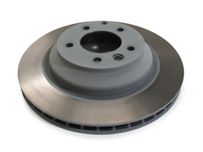 Brake disc rotor, Rear. Porsche Cayenne 957 - 95535240300, 95835240150