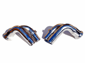 Side Muffler Bypass Pipes Porsche 997 GT3 / GT3RS