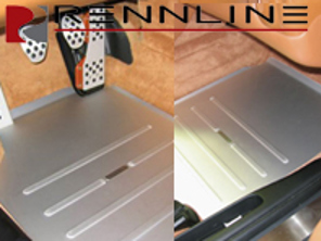 Rennline Track Mat Set. Driver & Passenger Side. Porsche 996 / 986 Boxster - TM0708