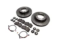 FRONT Brake Pads and Brake Disc Package for Porsche 993 C2/4 1994-97 - 99335104301, 99335104401, 99335193905