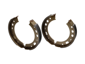 Handbrake shoes (set of 4). Porsche 958 Cayenne / 971.2 / Taycan - 95835292500, 9Y0698533AA, 9Y0698533B, 9Y0698533AB, PAB698533B - S65505