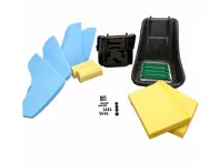 R Seat Shell and Foam Kit, for 3-Point Belts. Porsche 911 / 964 / 914 1965–94