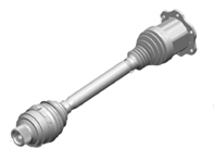 Driveshaft. Porsche Macan  Turbo - 95B407271E, 95B407271C, 95B407271G, 95B407271J, 95B407271L