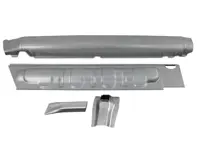 Door Sill Inner & Outer Panels with Jack Panels Kit. Porsche 911 1966-08/73 - 91150112403, 91150112303, 591077, 591078, 1682500270, 1682500280, 91150340204, 90150115122GRV, 90150115321GRV