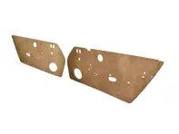 Interior door panels cardboard replacement. Porsche 911 1974-89 / 964 - 91155503128, 91155503228, 91155503131, 91155503231, 91155503187, 91155503287 - 1689814810, EQ855300, 1689808110
