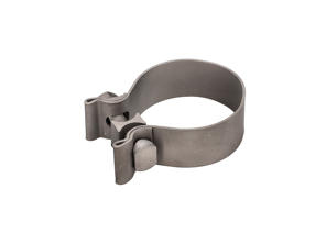 Exhaust Catalyst in Titanium to silencer clamp Porsche 997 GT2 / 997.2 / 991.1 / 991.2 Turbo - 99711123080, 99711123081