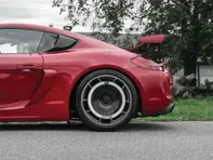 EVO Aero disc rear wheel carbon fibre for Alloy Wheel. Porsche 981 GT4