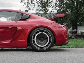 EVO Aero disc rear wheel carbon fibre for Alloy Wheel. Porsche 981 GT4