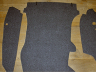 Trunk Carpet Set. Porsche 912 1965-68