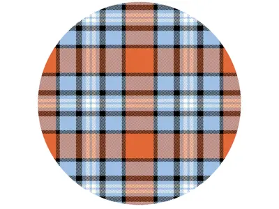 SOLM (Racing) polyviscose tartan fabric, inspiration: Le Mans, Ford GT, Porsche 917, Steve McQueen
