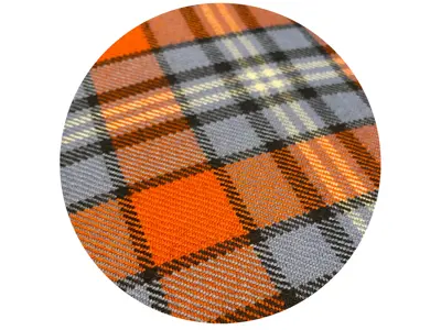 SOLM (Racing) wool tartan fabric, inspiration: Le Mans, Ford GT, Porsche 917, Steve McQueen