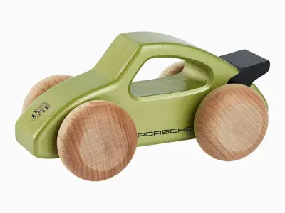 Wooden Toy Car - 911 Turbo in Green - WAP0407000PHZA, WAP0406230SHAS, WAP0406220RHZA, WAP0406210RCAY, WAP0406200PTHA, WAP0406100PTHA, WAP0400150NLRT, WAP0400100NRTR, WAP0400020L0EF