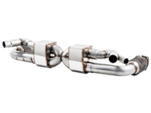 AWE Performance exhaust and high-flow cat sections for Porsche 991.2 Turbo - 3015-41002, 3015