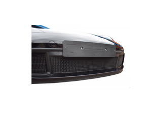 Front bumper stainless steel centre grille ZunSport, Black. Porsche 992 C2 / C2S / C4 / C4S (w/o FDS) - ZPR85519B - ZPR85519B