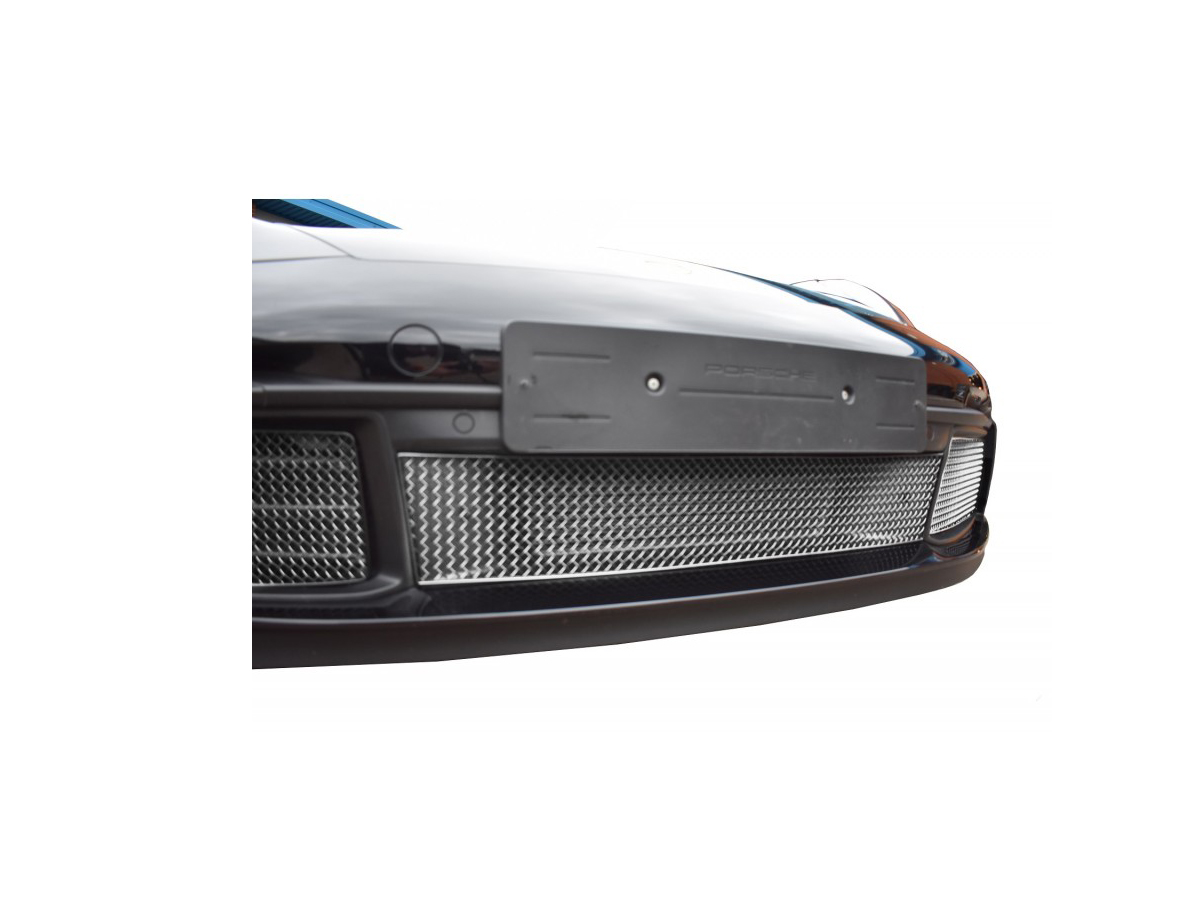 Zunsport Mittelgrill Für Porsche 992 - Mit Kamera-Aussparung, Schwarz