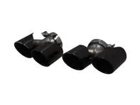 DesignTek Exhaust tail pipes in Black for Porsche 991.2 C2 / C4 3.0L - 992251187Q, 992251187AJ, 992251187AA, 992251188Q, 992251188AJ, 992251188AA, 992251187M, 992251187BA, 992251188M, 992251188BA, 992251188R, 992251187C, 992251187AS, 992251187AE, 992251188C, 992251188AS, 992251188AE, 992251187J, 992251187AT, 992251187AF, 992251188J, 992251188AT, 992251188AF
